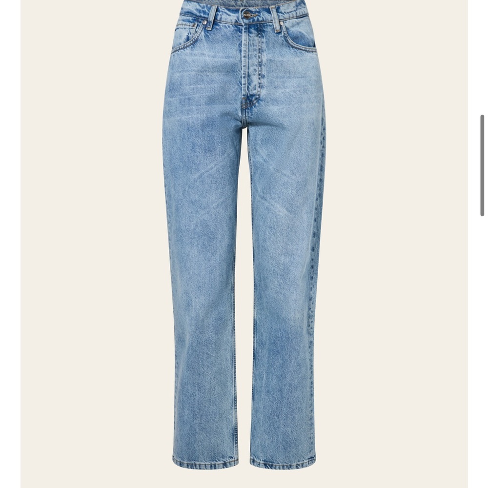 Djerf Avenue Relaxed Blue Jeans Size 28